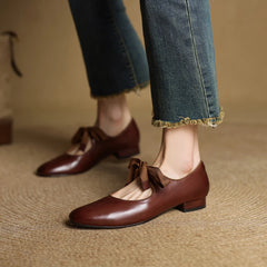 Marvella Leather Ballet Flats