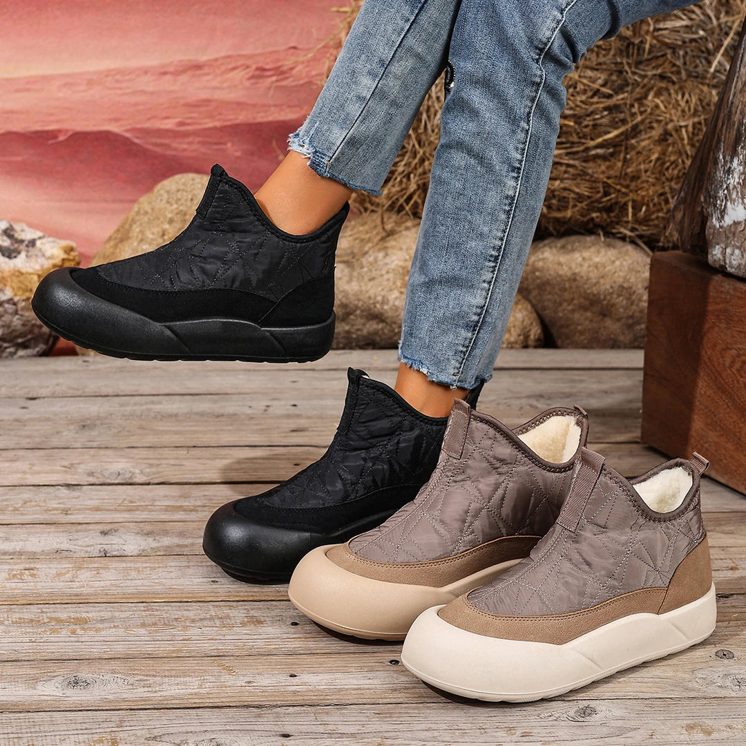 Fiora Fleece Ankle Boots