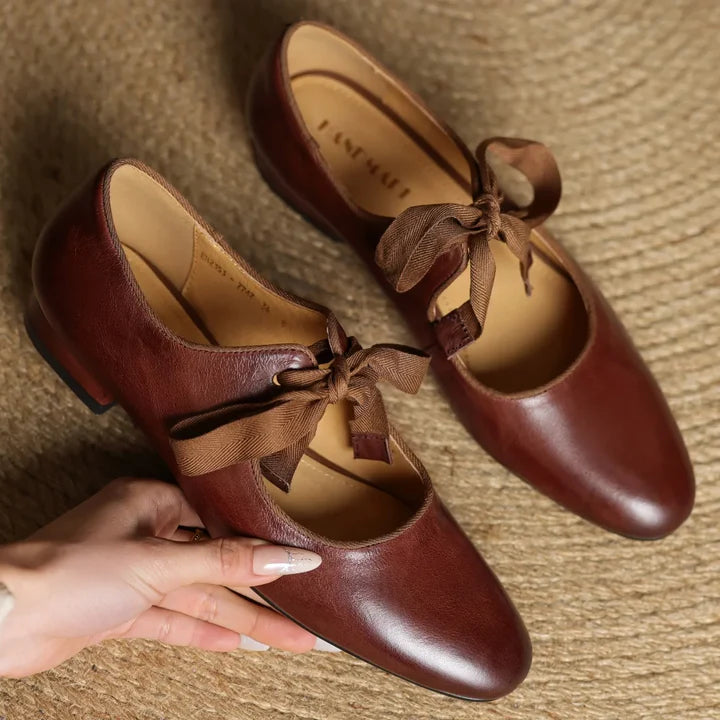 Marvella Leather Ballet Flats
