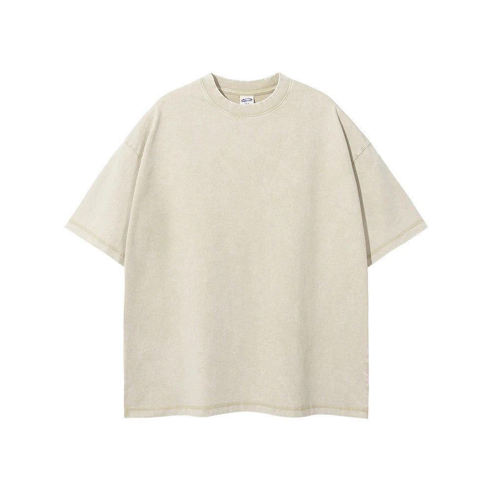 Astoria Washed Cotton T-Shirt - Ecru