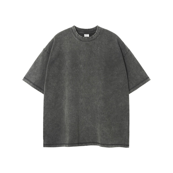 Astoria Washed Cotton T-Shirt - Graphite Wash