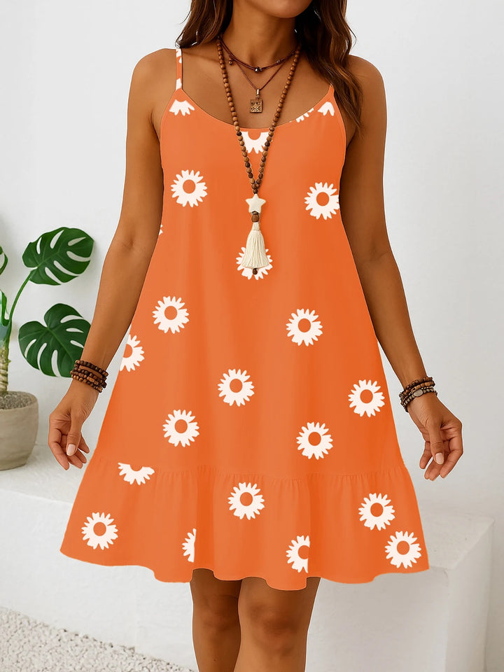 Aella Plus Sundress - Canyon Orange