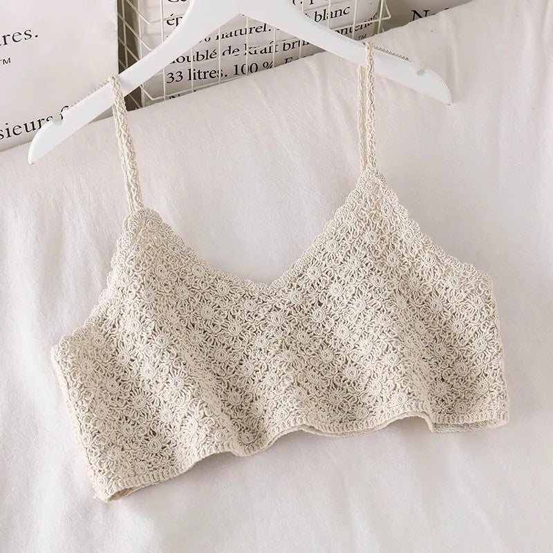 Alassio Crochet Knit Cami Top
