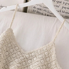 Alassio Crochet Knit Cami Top