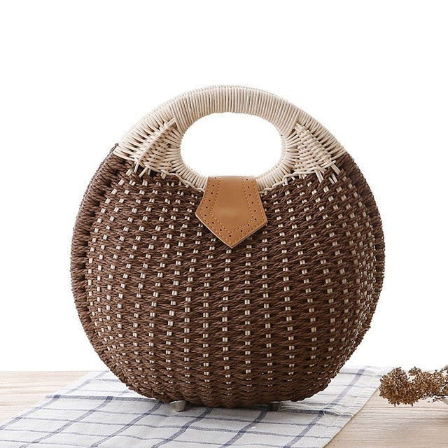 Salina Canvas Tote Bag - Chestnut