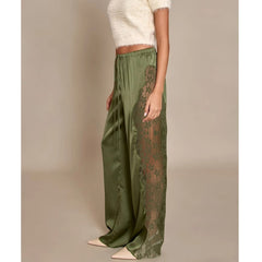 Almeria Lace Panel Trousers