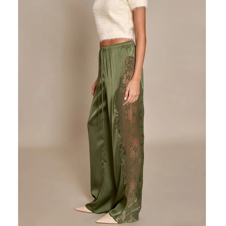Almeria Lace Panel Trousers