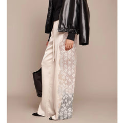 Almeria Lace Panel Trousers
