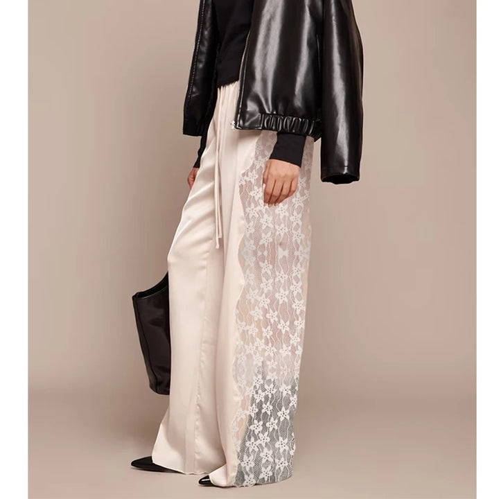 Almeria Lace Panel Trousers