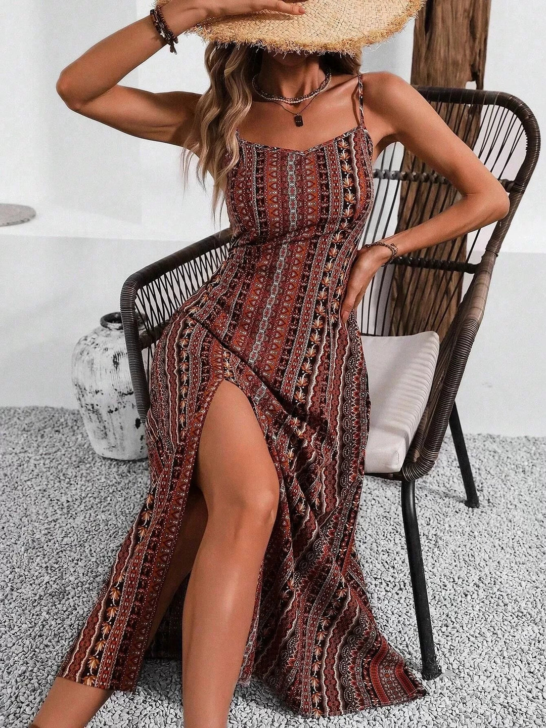 Amalfi Backless Maxi Dress