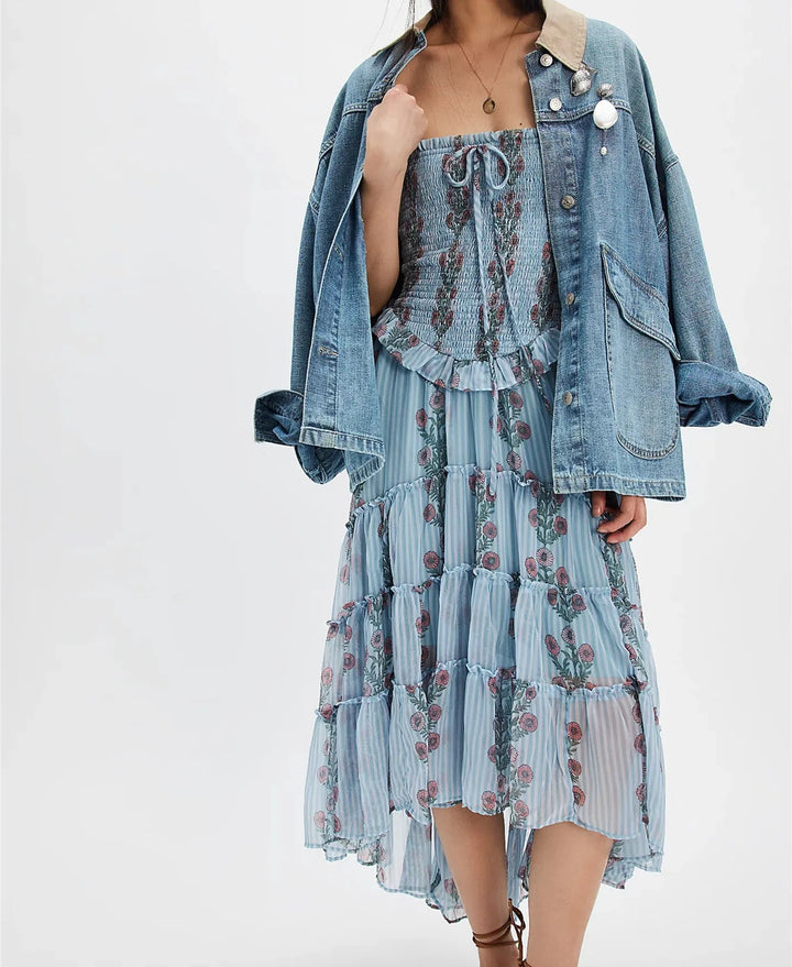 Amalfi Floral Midi Dress