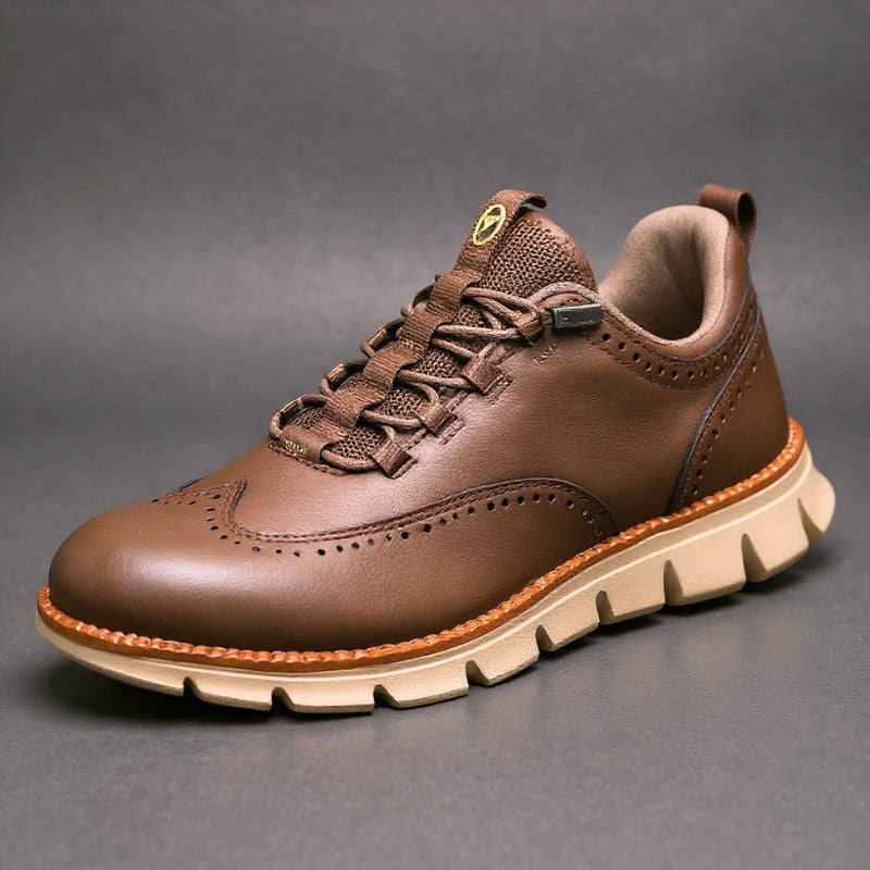 Ambrosi Wingtip Sneaker - Espresso
