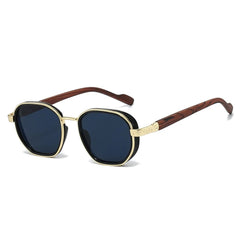 Ambrosi Sunglasses - Black / Cobalt Flash