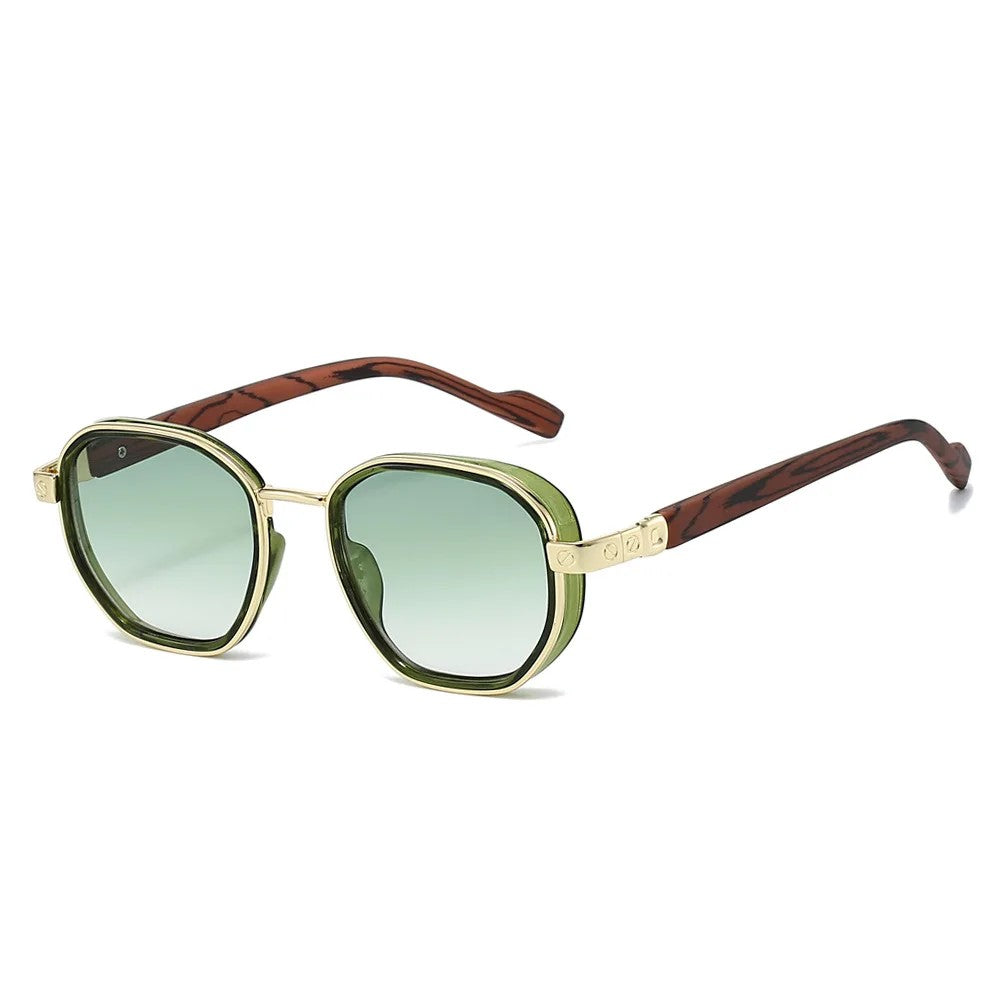 Ambrosi Sunglasses - Gold / Classic Green