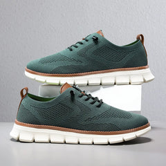 Apex Knit Running Sneakers - Forest Green