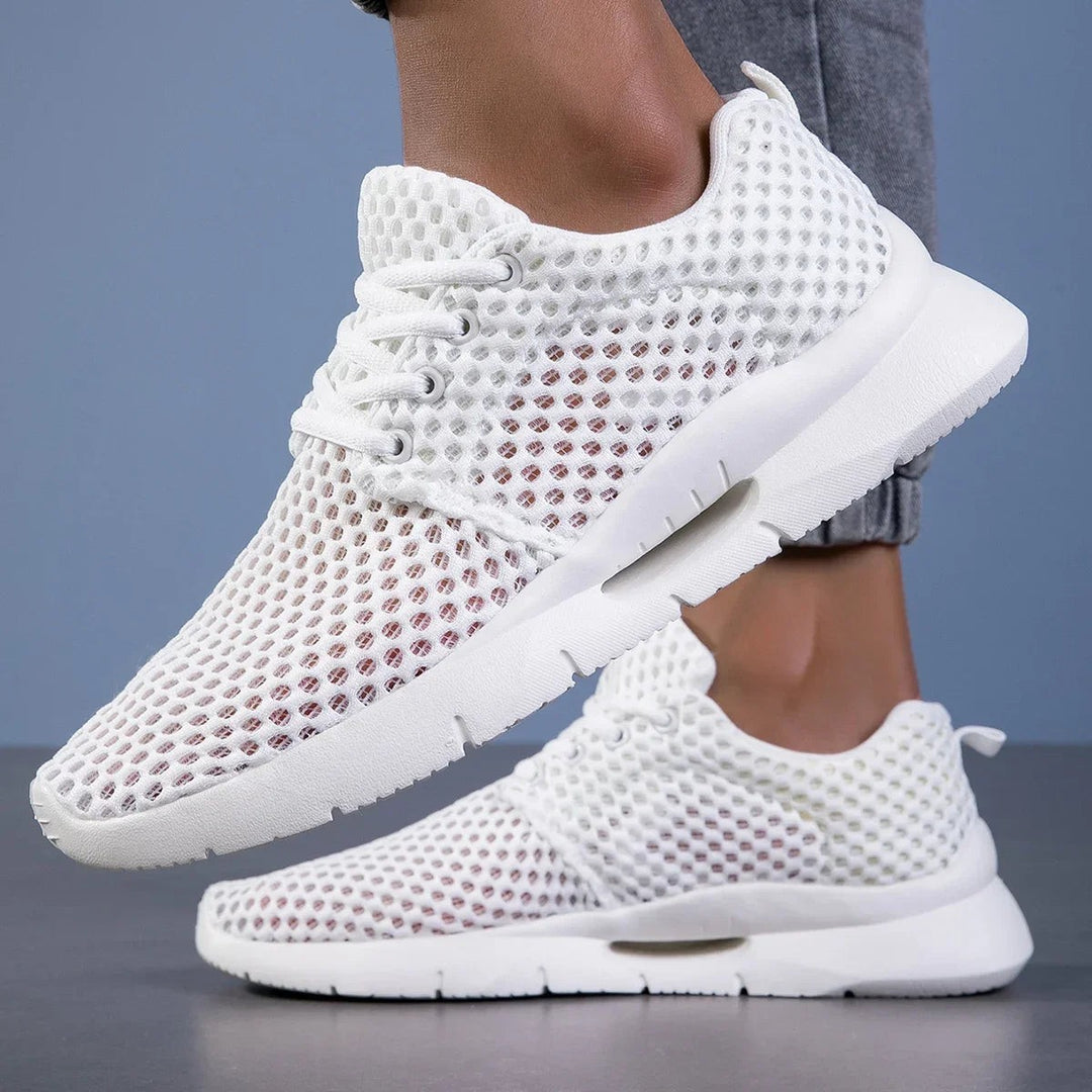 Apex Mesh Performance Sneakers - Cloud White