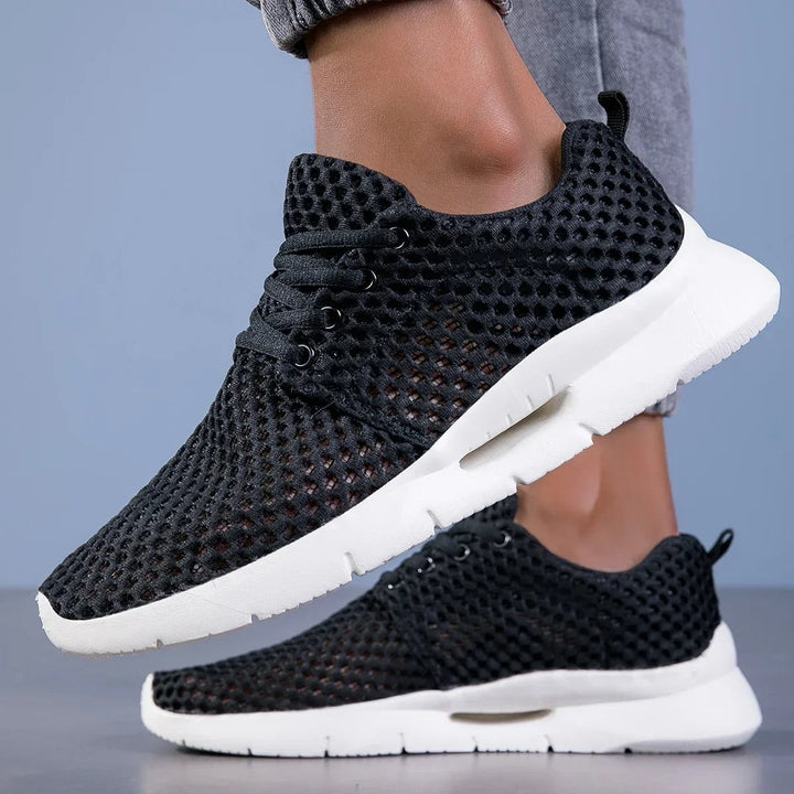 Apex Mesh Performance Sneakers - Onyx Black