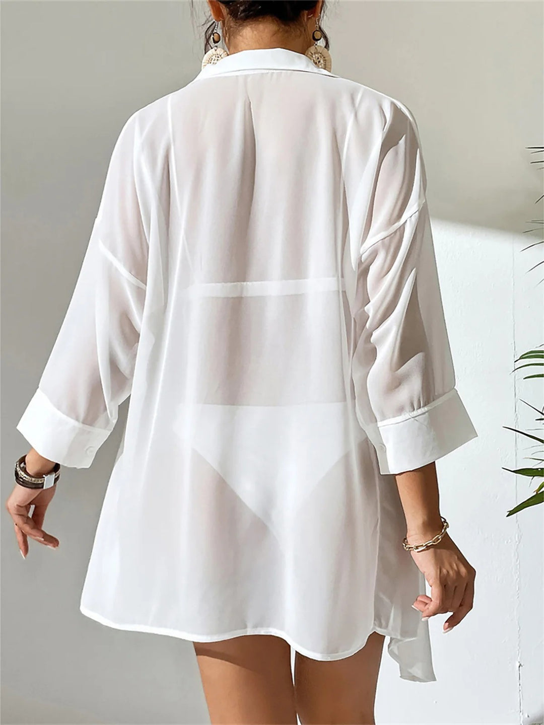 Apulia White Long Tunic
