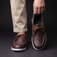 Arcadia Leather Boat Shoes