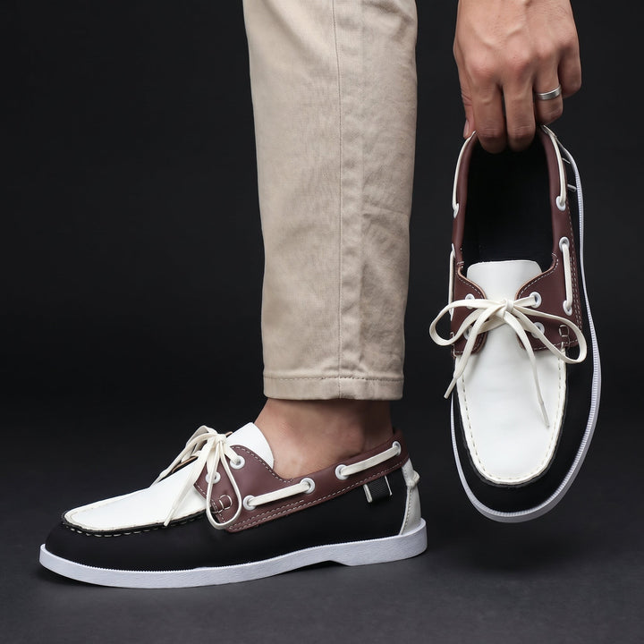 Arcadia Leather Boat Shoes