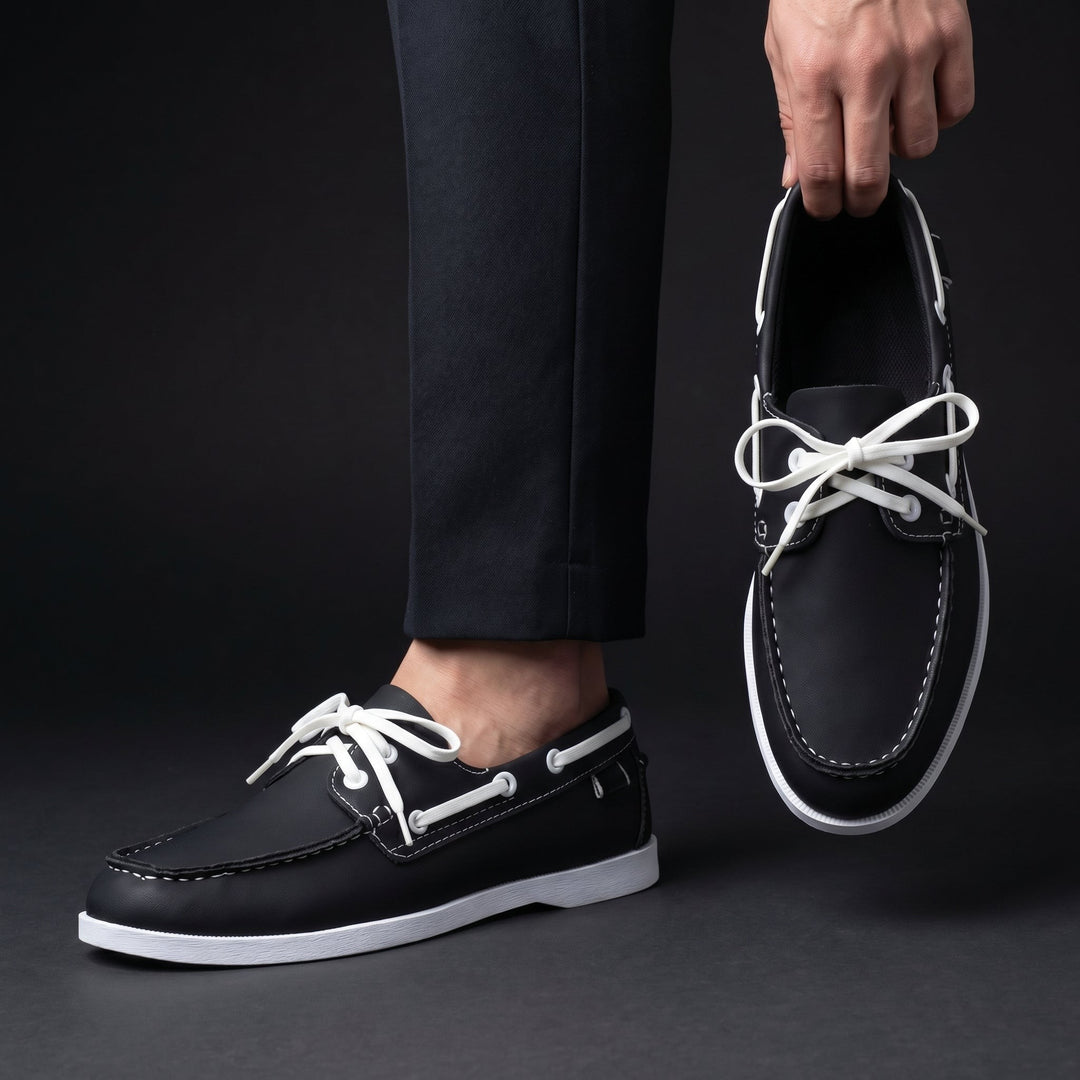 Arcadia Leather Boat Shoes