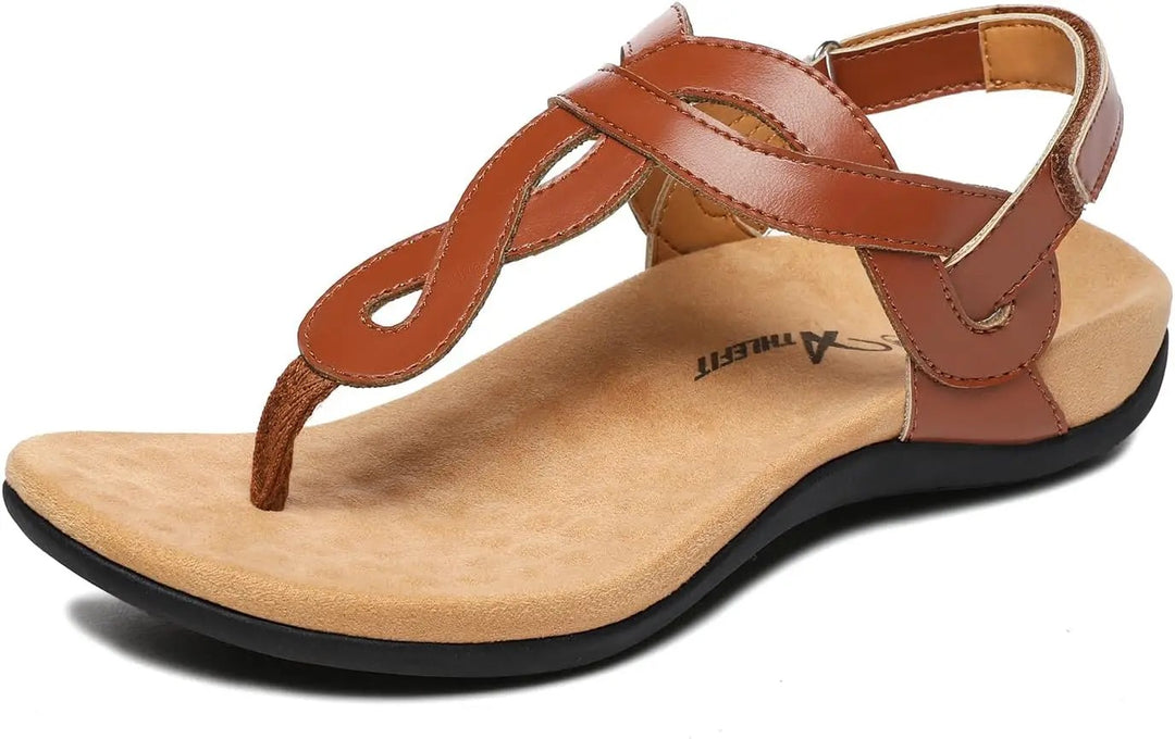Ardennes Arch Support Sandals - Cognac