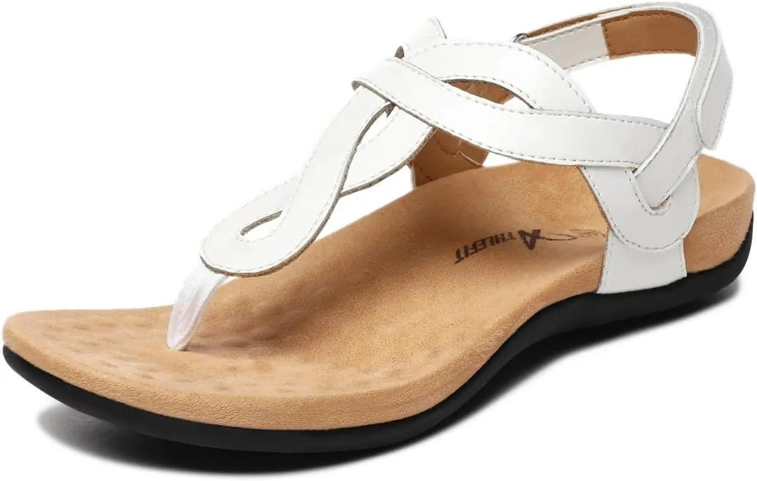 Ardennes Arch Support Sandals - White