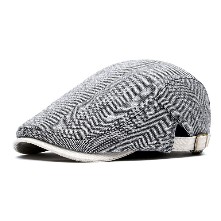 Ardmore Herringbone Wool Cap - Heather Gray