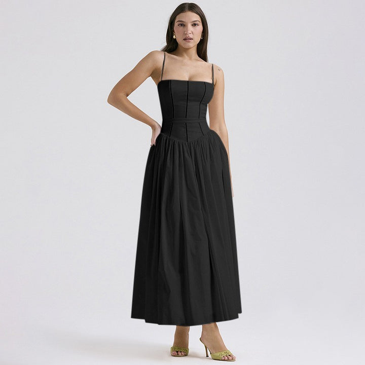 Arvelle Floral Maxi Dress - Black