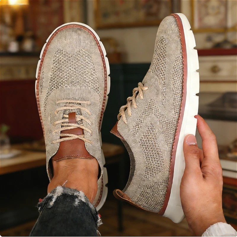 Ashby Knit Wingtip Oxfords