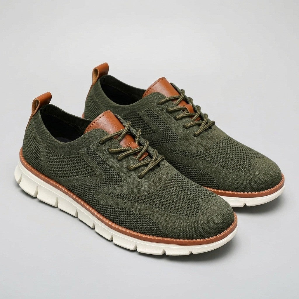 Ashby Knit Wingtip Oxfords