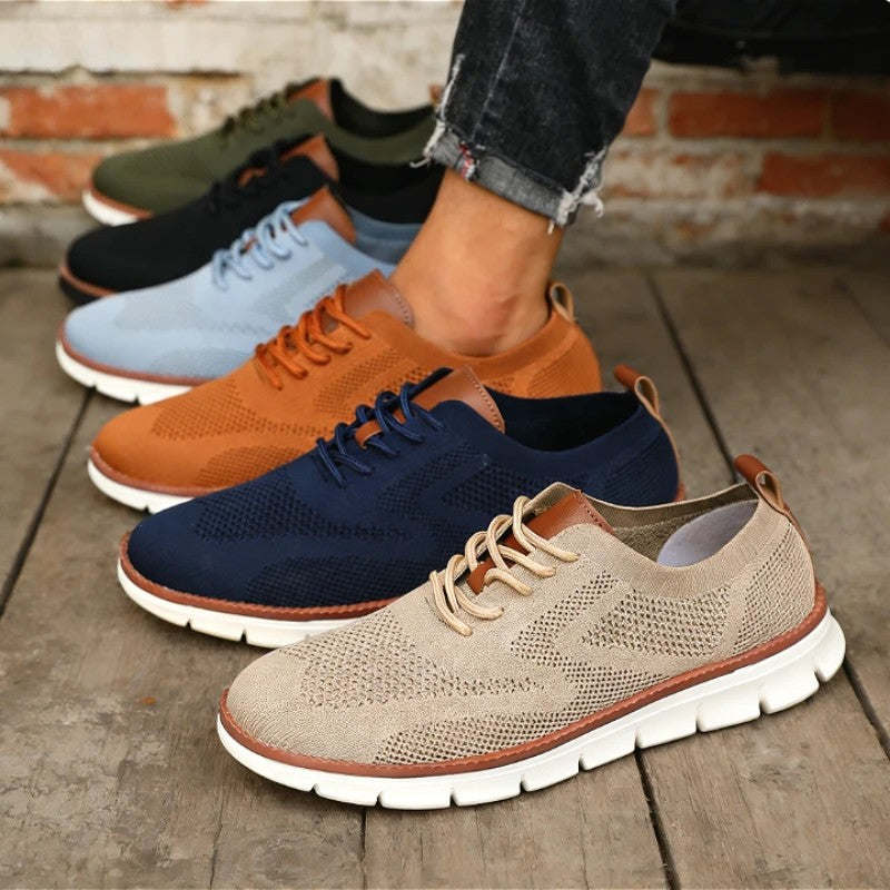 Ashby Knit Wingtip Oxfords