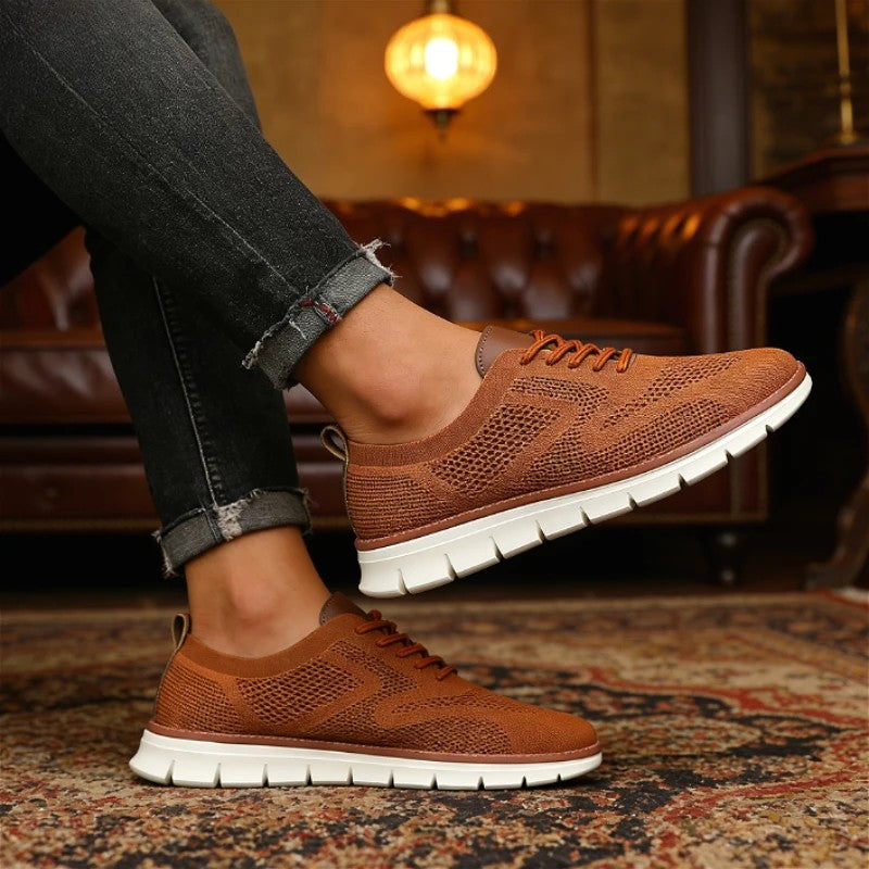 Ashby Knit Wingtip Oxfords