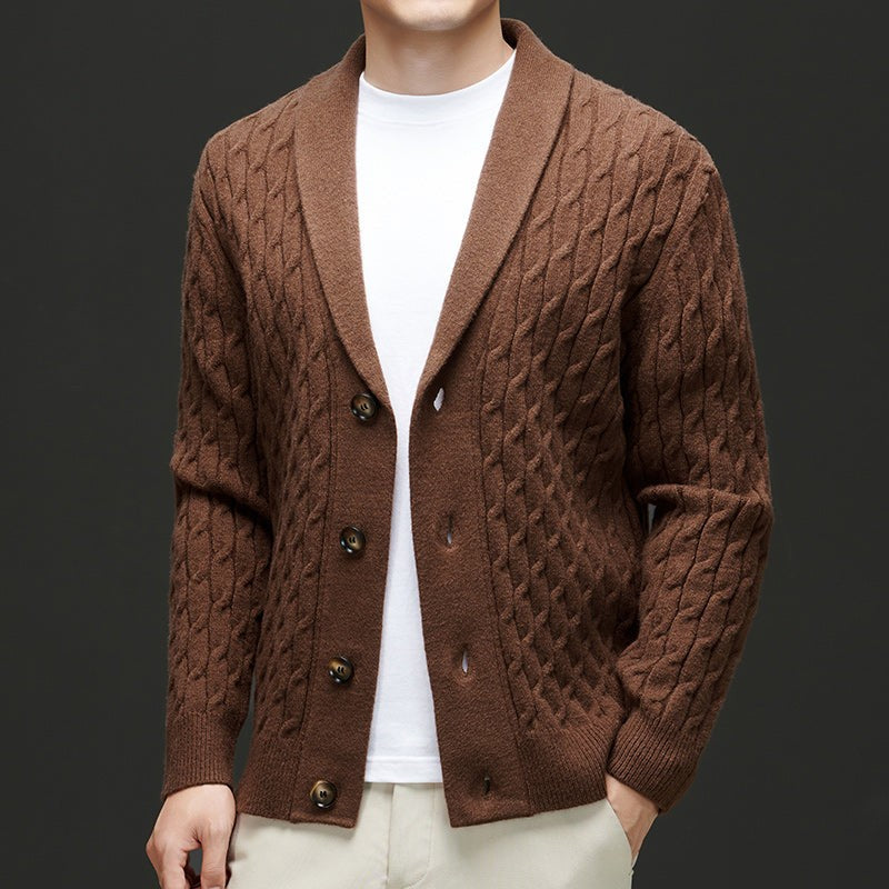 Ashcroft Merino Wool Cardigan