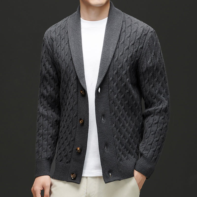 Ashcroft Merino Wool Cardigan