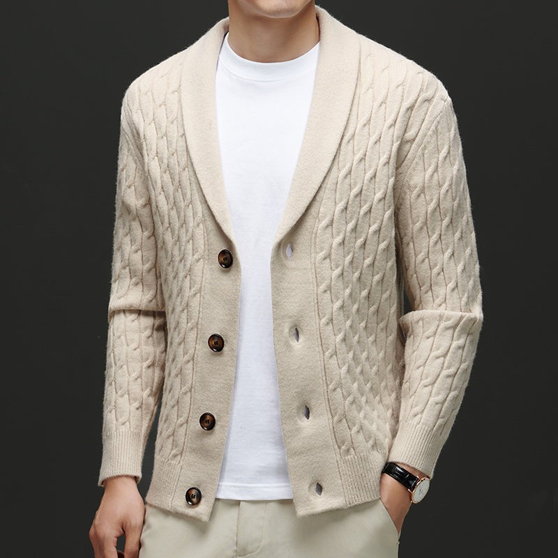 Ashcroft Merino Wool Cardigan