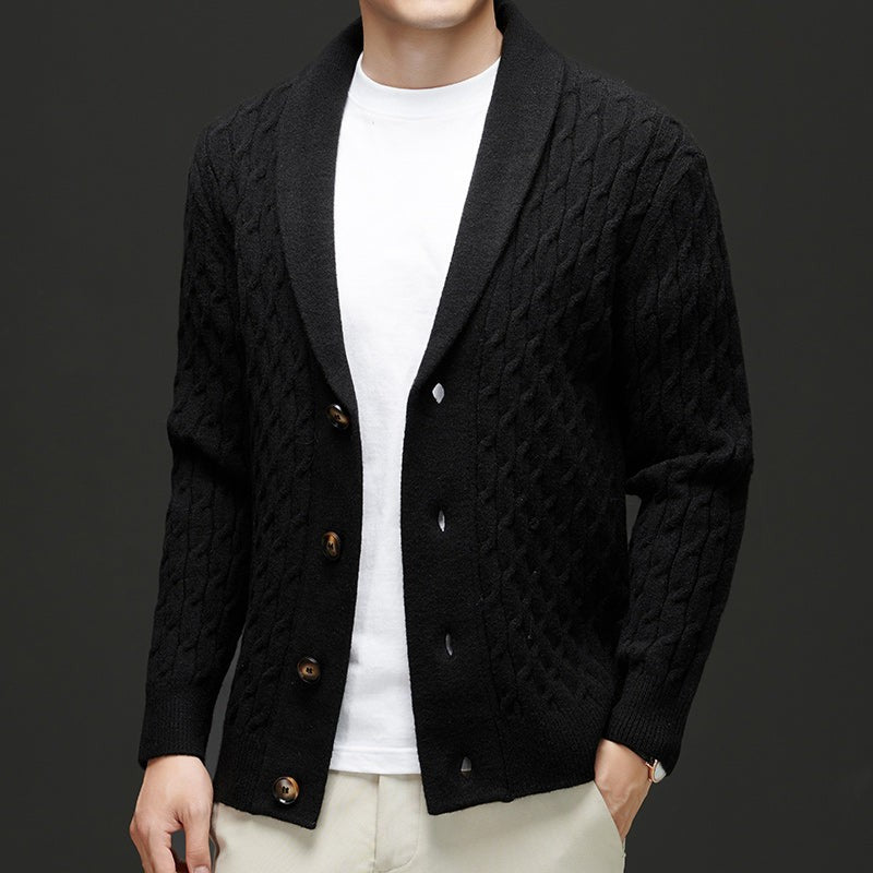 Ashcroft Merino Wool Cardigan