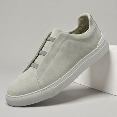 Ashworth Suede Sneakers - Stone Gray