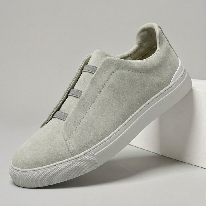 Ashworth Suede Sneakers - Stone Gray