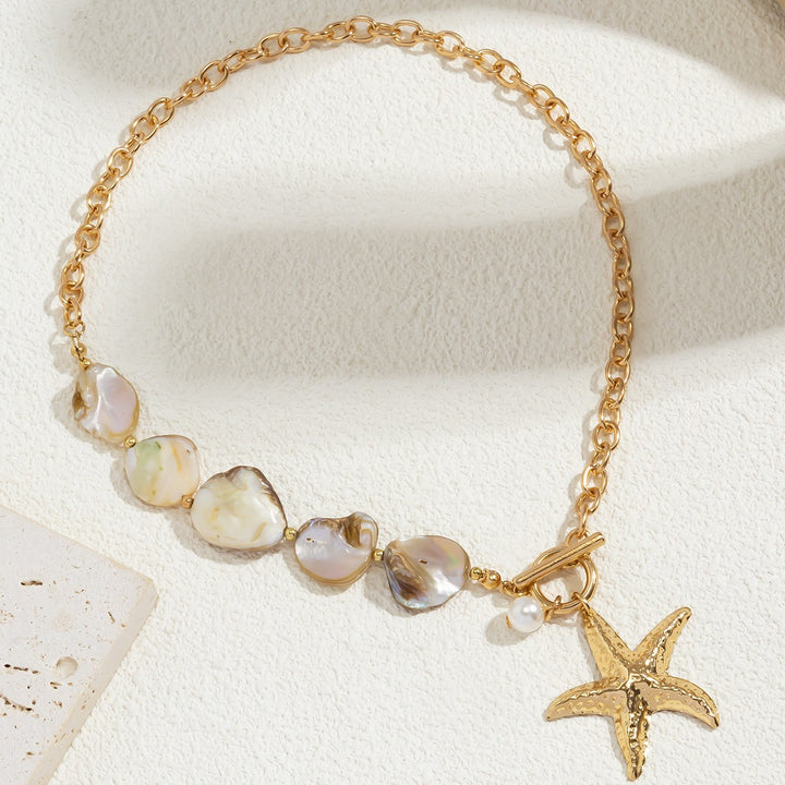 Aura Starfish Shell Necklace