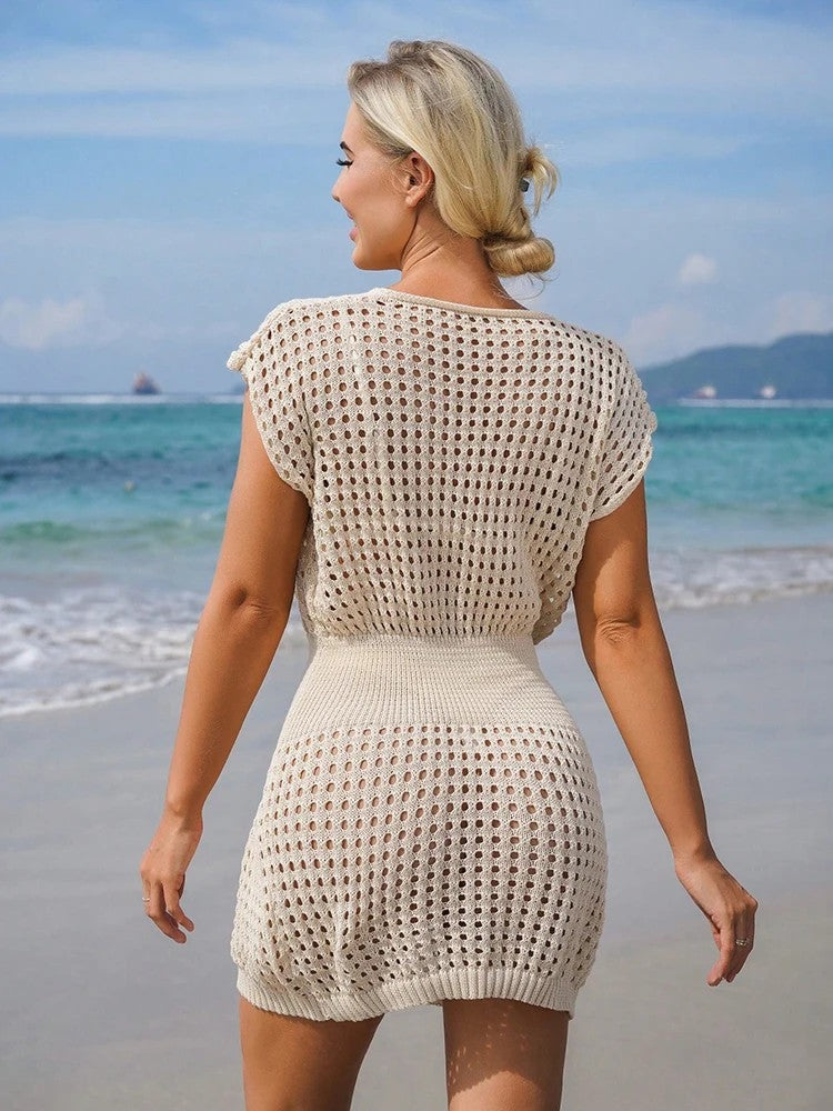 Aura Crochet Cover-Up Dress