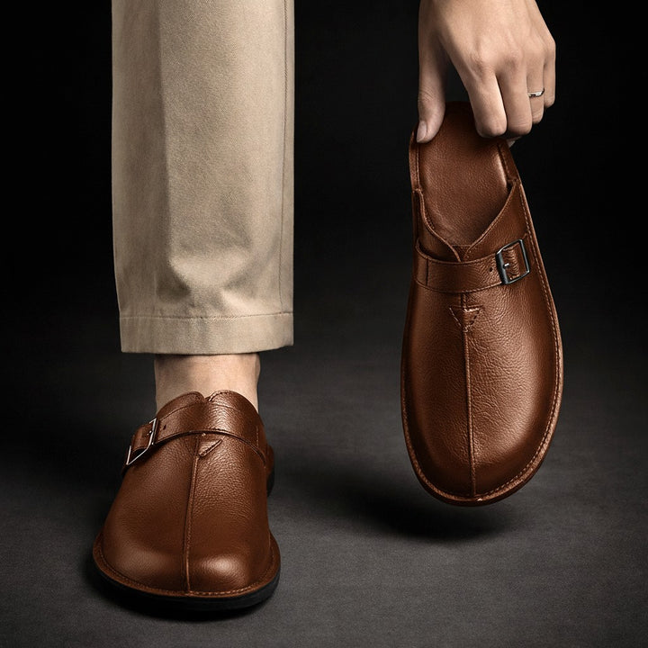 Aureli Leather Mules