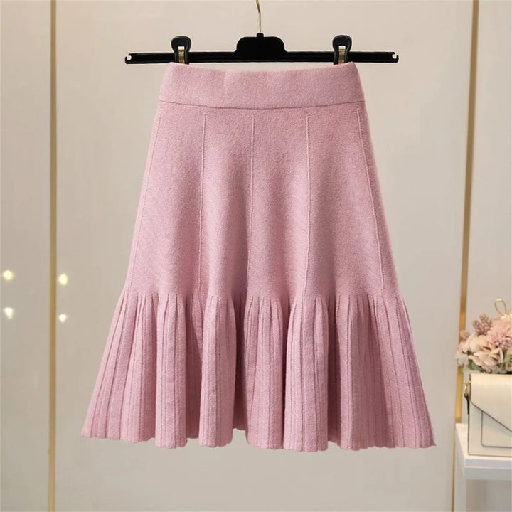 Avignon Knit Mini Skirt - Pink