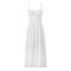Avignon Printed Midi Dress - White