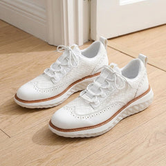 Voyage Leather Wingtip Sneakers