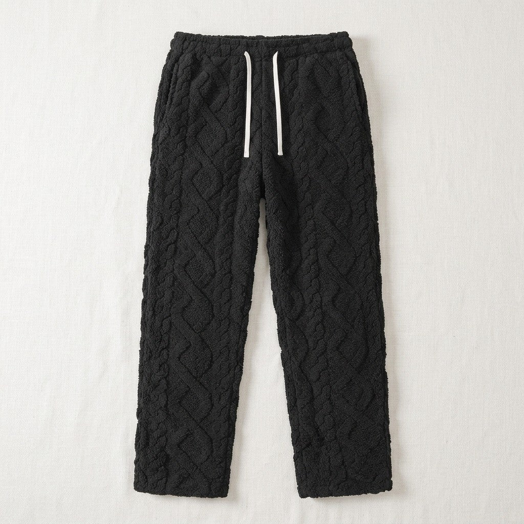 Basecamp Quilted Fleece Trousers - Black