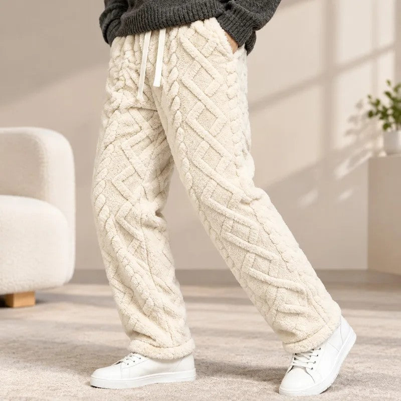 Basecamp Quilted Fleece Trousers - Cream