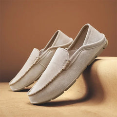 Belgravia Suede Leather Loafers - Cognac