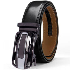 Bellagio Classic Leather Belt - Ebony