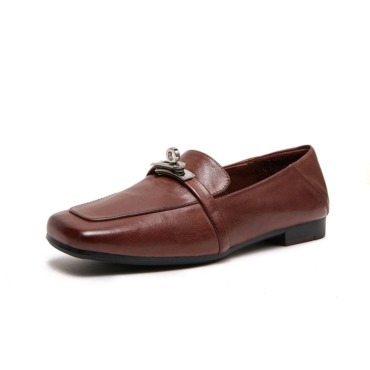 Bellagio Leather Square Pumps